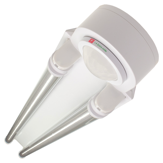 LED 2 Lamp T8 LED Strip Fixture 2 Next-Gen LED Innovation: Sleek, Smart & Super Efficient -Clear LEDs 7,200 Lumen - Motion Activated Shop Light - Shop Light | Energy Efficient LED by Alamo Lights - Utility & Garage | Energy Efficient | by Alamo Lights