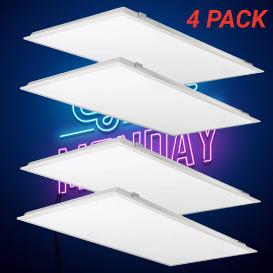 2' X 4' LED 50 Watt Panel Troffer (4 PACK)