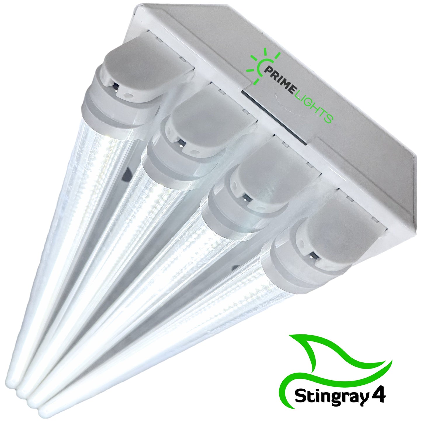 LED 4 Lamp T8 LED T8 Highbay 4XL GEN 2.0: Brighter, Most Efficient, Sleeker - Clear LEDs