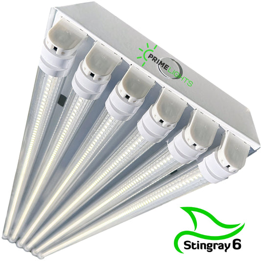 LED 6 Lamp T8 LED T8 Highbay 6XL GEN 2.0: Brighter, Most Efficient, Sleeker - Clear LEDs