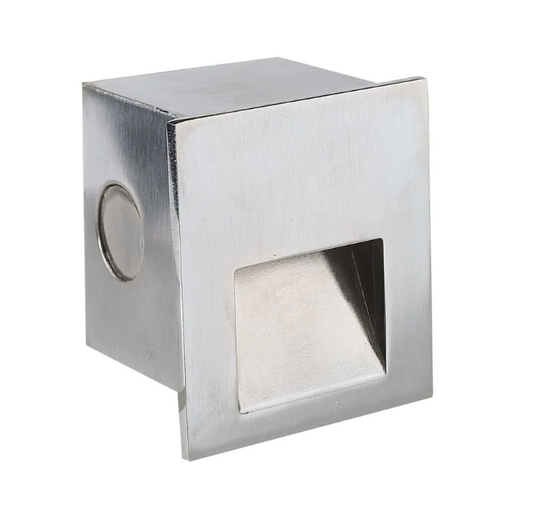 LED Outdoor Wall Light Satin Nickel Modern Flush Mount - Ceiling Mount Fixture | Energy Efficient LED by Alamo Lights - Modern Flush Mount | Energy Efficient | by Alamo Lights